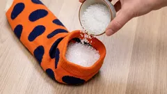 Pour salt into your socks before going to bed and you won't regret it. You'll see results in just a week.